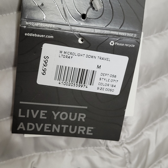 Eddie Bauer Women's Down Puffer Vest Size MEDIUM New With Tags - Picture 6 of 10